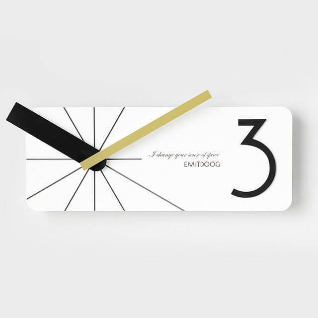 Novelty Creative Silent Art Wall Clock