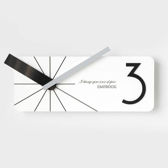 Novelty Creative Silent Art Wall Clock