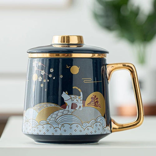 Ceramic Artsy Tea Cup - Image 0