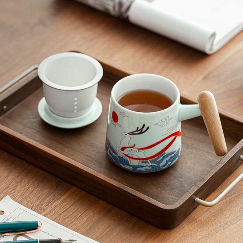 Ceramic Artsy Tea Cup - Image 2