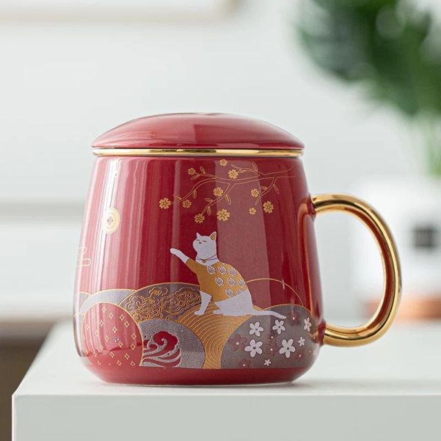 Ceramic Artsy Tea Cup - Image 10