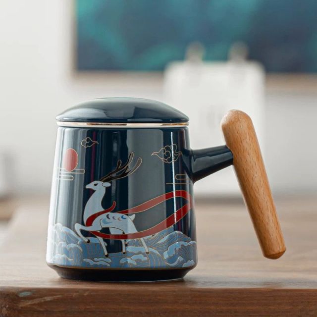 Ceramic Artsy Tea Cup - Image 11