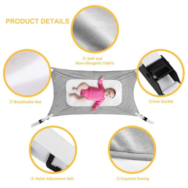 Detachable Adjustable  Infant Baby Crib Hammock - Image 3