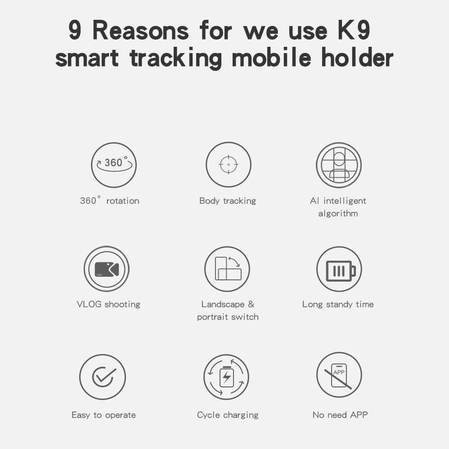 360 Rotation Face Tracking Smartphone Holder - Image 7
