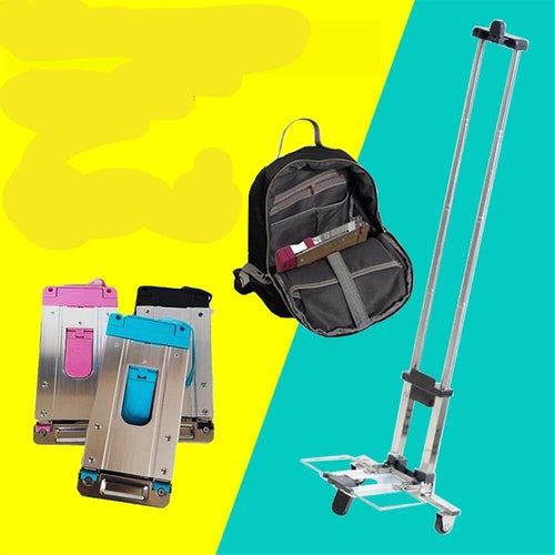 Portable Foldable Push Hand Cart - Image 0