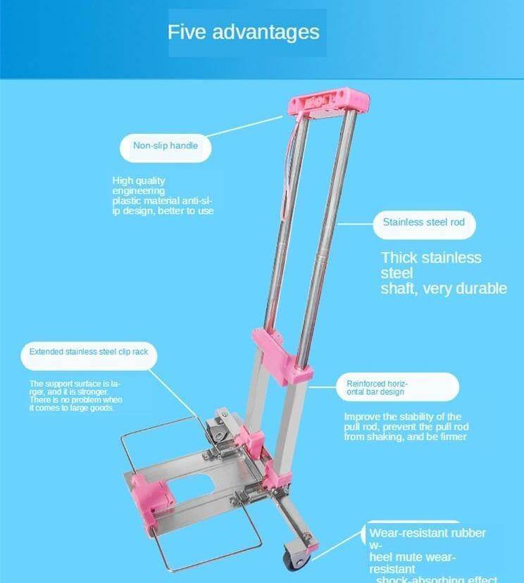 Portable Foldable Push Hand Cart - Image 12