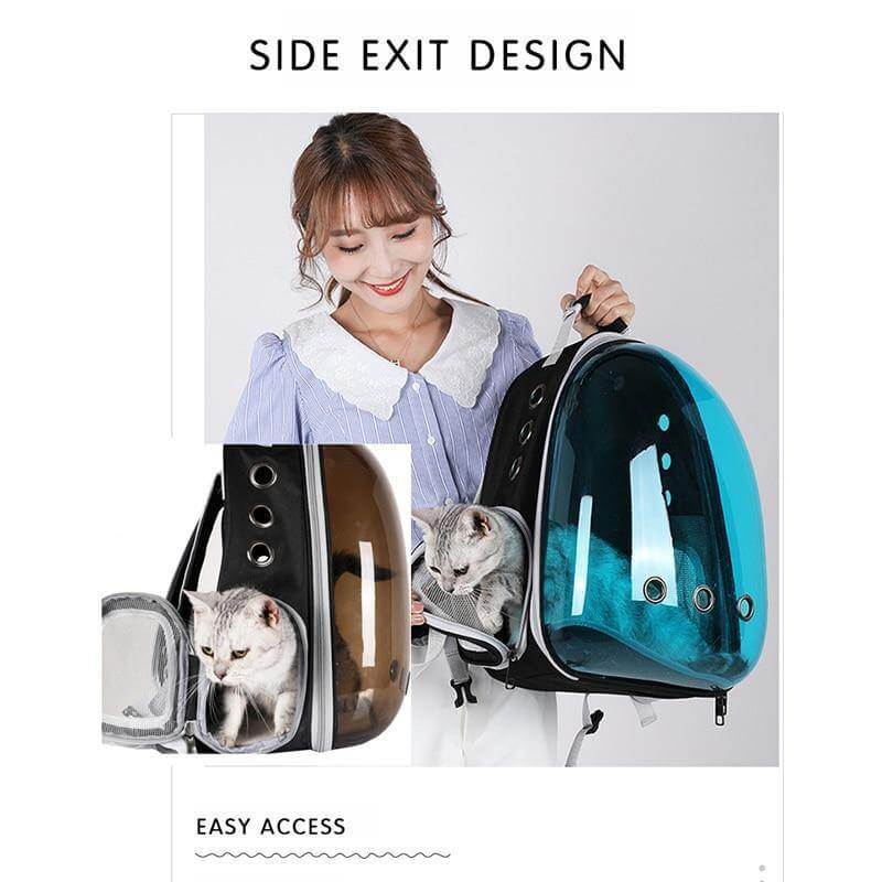 Transparent Breathable Pet Carrier Backpack - Image 8