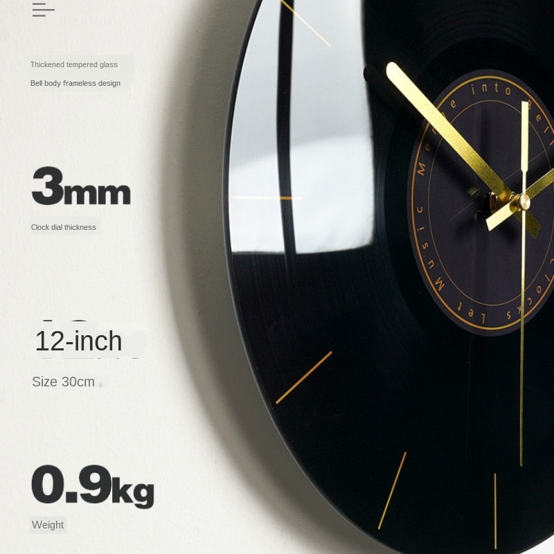 Luxury Nordic Universe Silent Wall Clock - Image 1