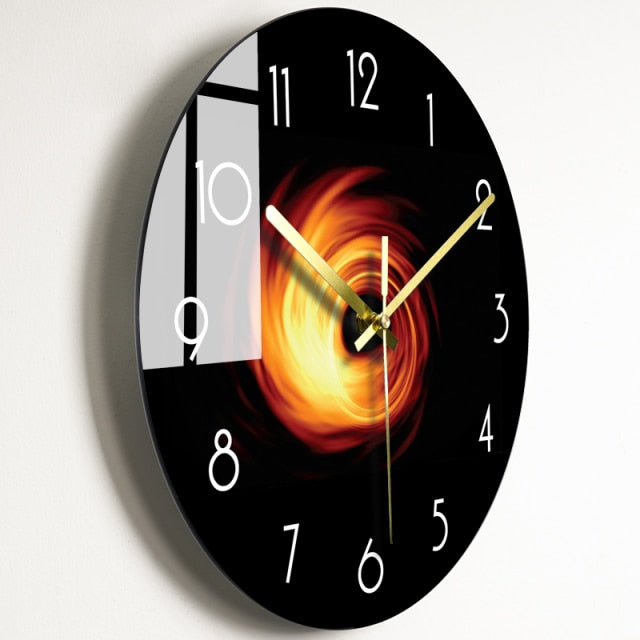 Luxury Nordic Universe Silent Wall Clock