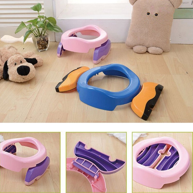 2in1 Portable Kids Travel Potty Seat - Image 7