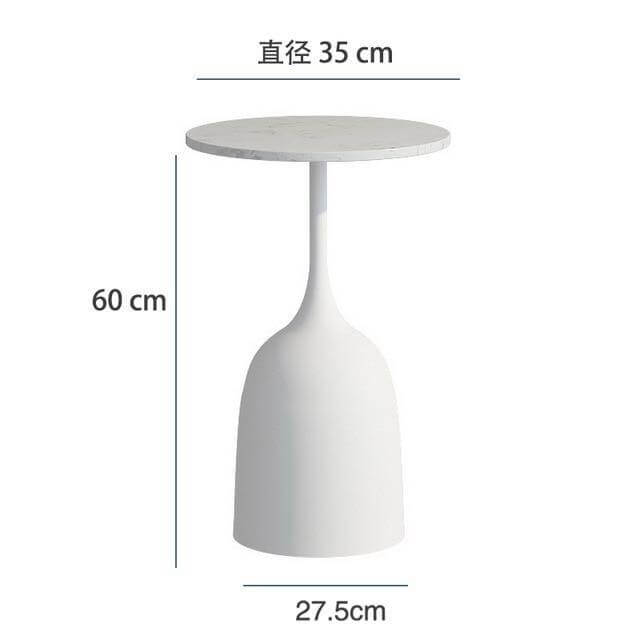 luxury Nordic Iron Metal Bracket Light Side Table - Image 4