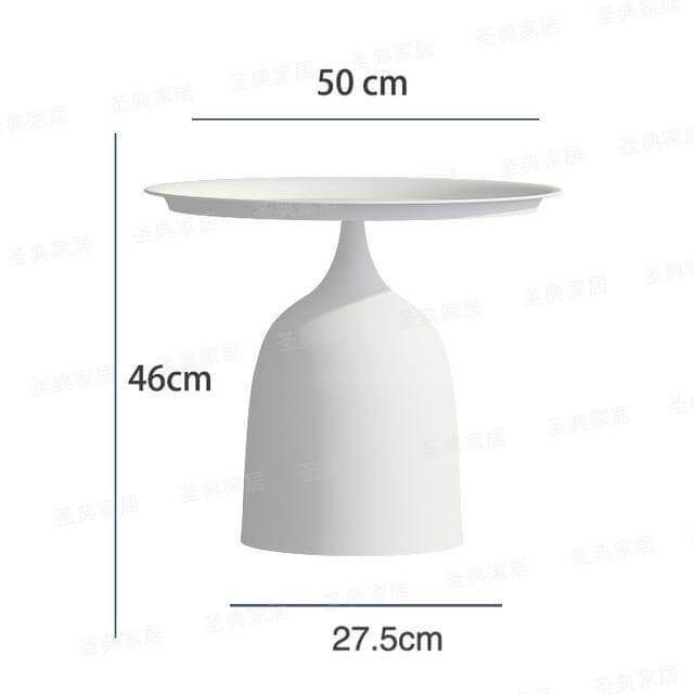 luxury Nordic Iron Metal Bracket Light Side Table - Image 13
