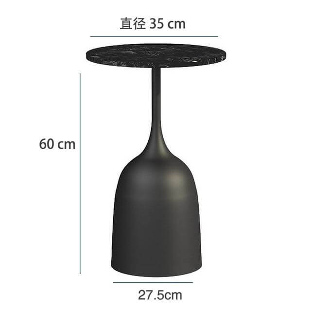 luxury Nordic Iron Metal Bracket Light Side Table - Image 15