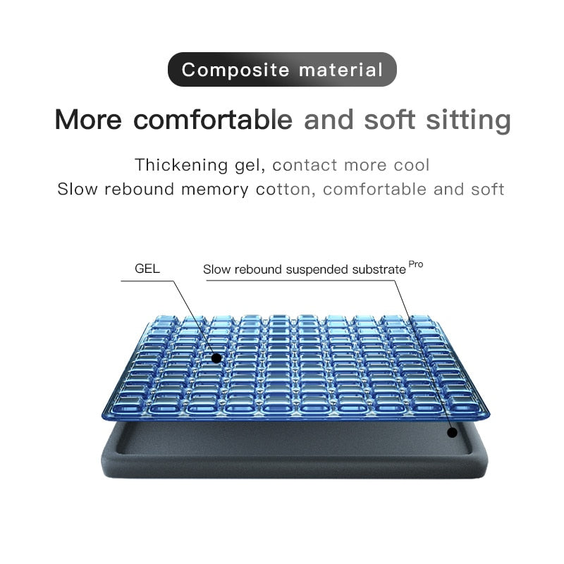 Non-Slip Orthopedic Memory Gel Seat Cushion - Image 5
