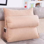 Comfort Soft Bed Triangular Backrest Pillow - MaviGadget