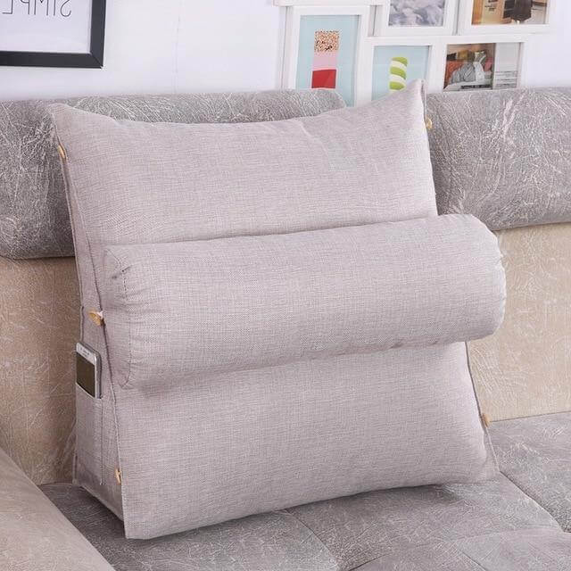 Comfort Soft Bed Triangular Backrest Pillow - MaviGadget