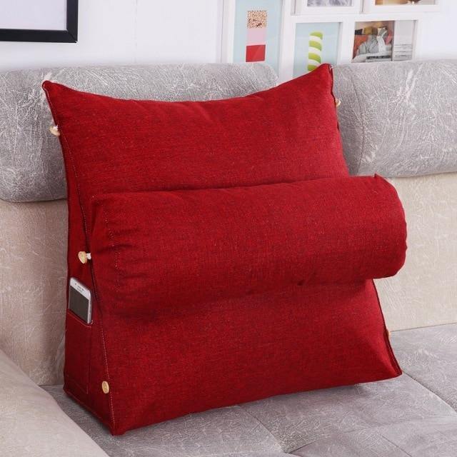 Comfort Soft Bed Triangular Backrest Pillow - Image 0