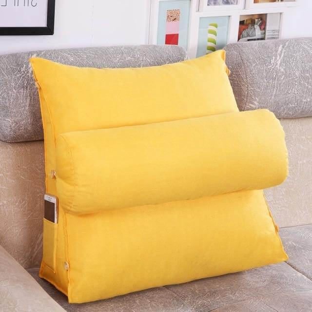 Comfort Soft Bed Triangular Backrest Pillow - Image 9