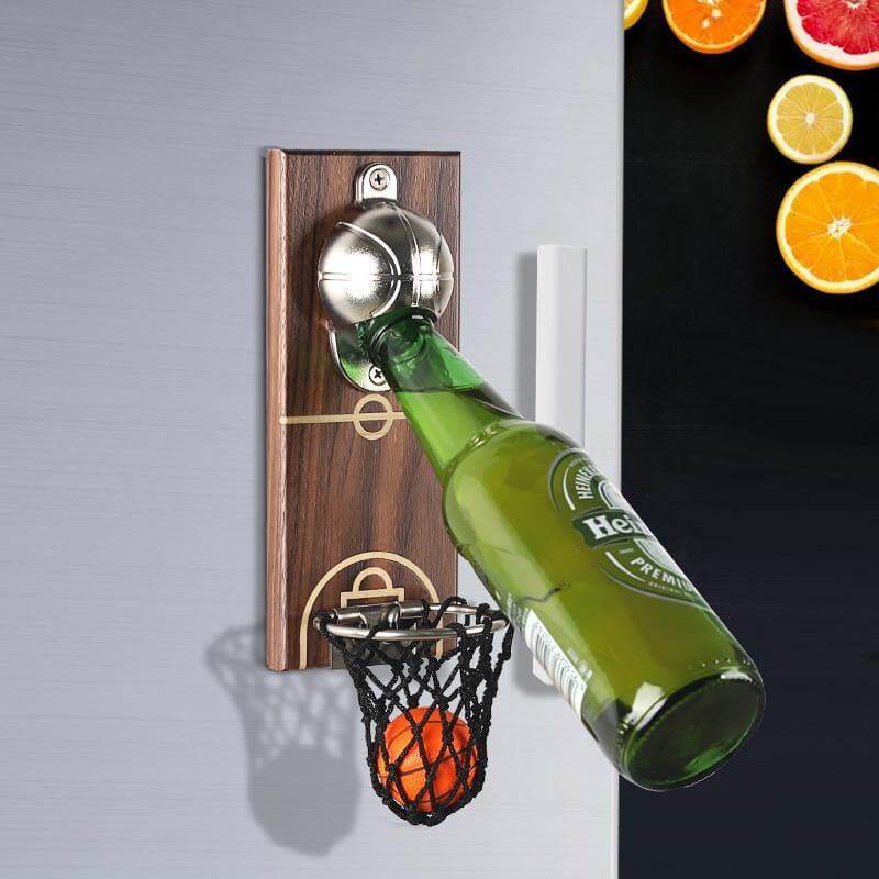 Basketball Wall Mounted Bottle Opener - Image 0