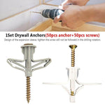 Butterfly Anchor Screw Kit