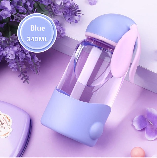 Cute Rabbit Glass Milk Cup for Kids - Image 6