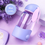 Cute Rabbit Glass Milk Cup for Kids