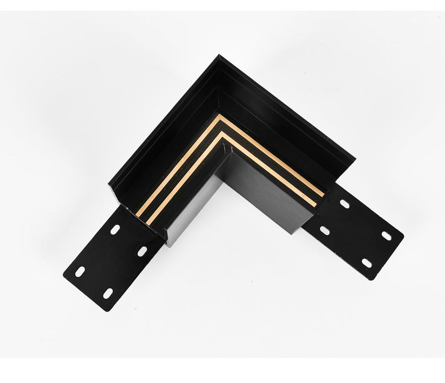 Wall-Mounted Black Continuous Magnetic Track System Light - Image 26