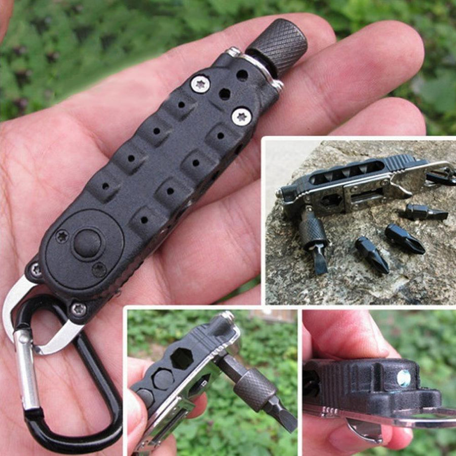 Mini Multifunctional Keychain Survival Camping Tool - Image 2