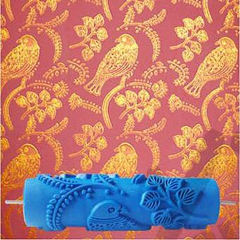 Paradise Bird Patterned Paint Roller - Image 0