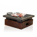 Korean Elegant Wooden Indoor Barbecue