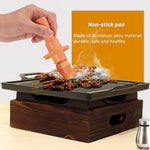 Korean Elegant Wooden Indoor Barbecue