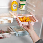 Adjustable Fridge Storage Drawer