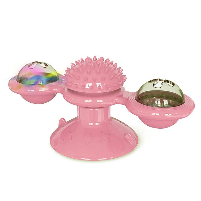 Rotatable Cat Massage Interactive Windmill Toy - Image 9