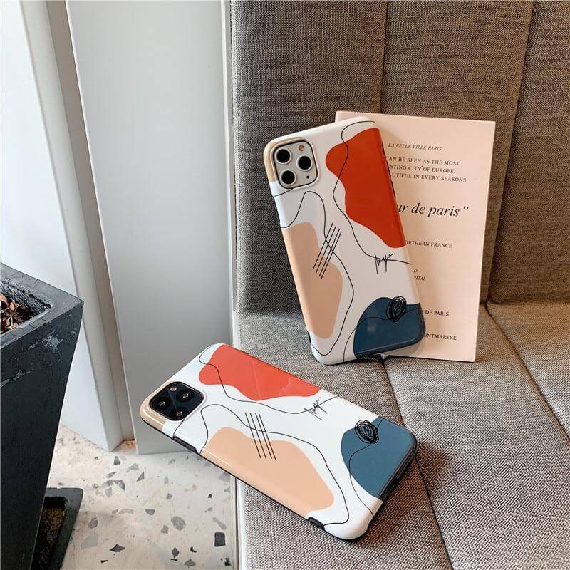 Art Retro Abstract Geometry iPhone Case - Image 6
