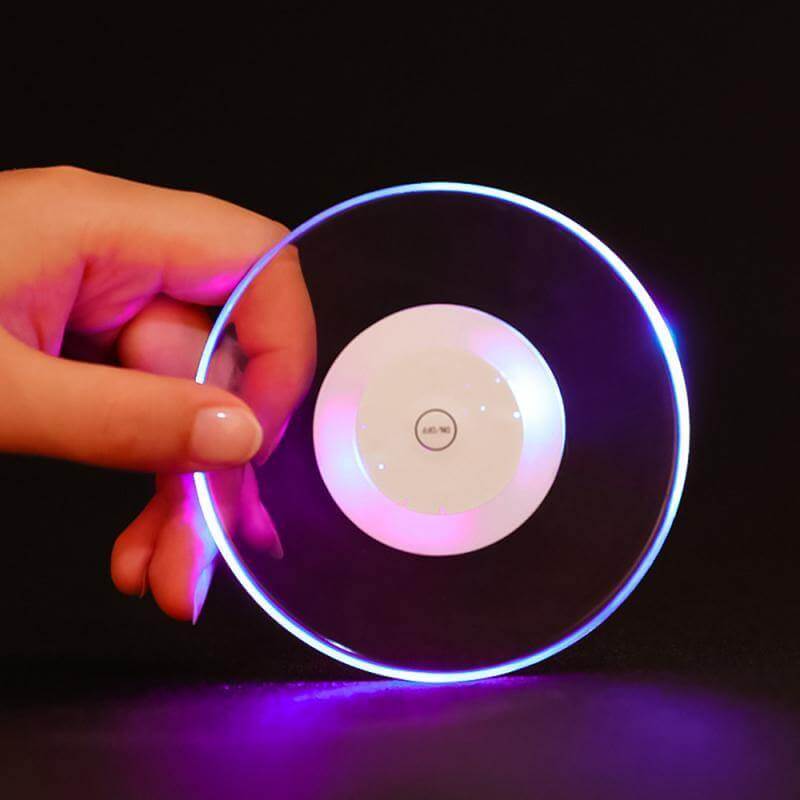Acrylic Ultra-Thin LED Coaster - Image 0