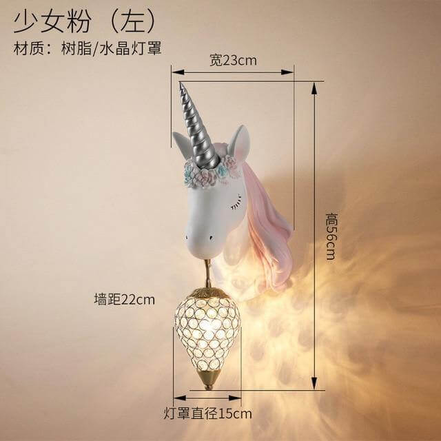 Lovely Unicorn Led Wall Lamp