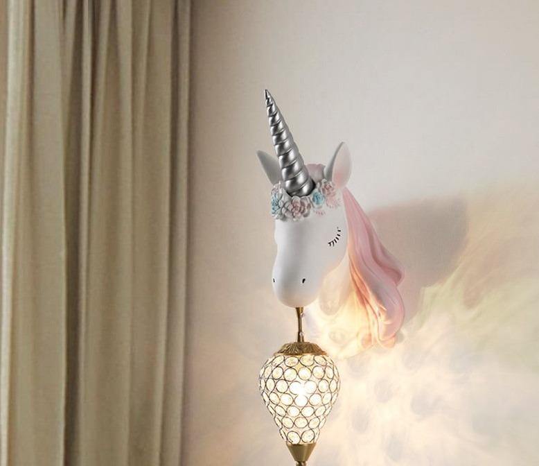 Lovely Unicorn Led Wall Lamp