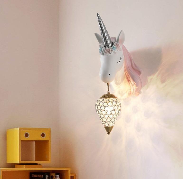 Lovely Unicorn Led Wall Lamp