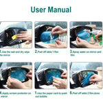 Waterproof Car Side Anti-Fog Mirror Film