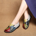 Mixed Colors Women Leather Casual Shoes - MaviGadget