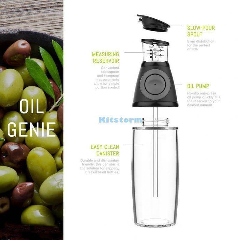 2pcs Drip-Free Olive Oil Dispenser Set