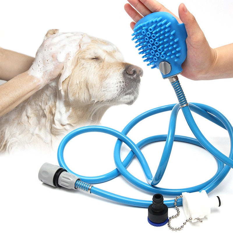 2in1 Pet Massager Bathing Tool