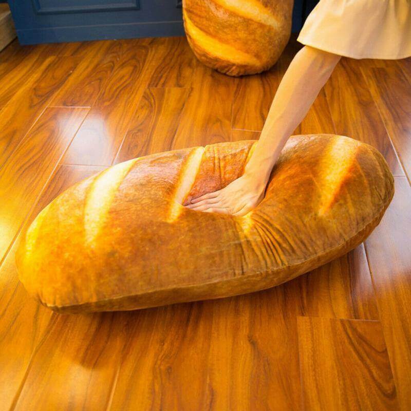 Giant Bread Plush Decorative Pillow - Image 5