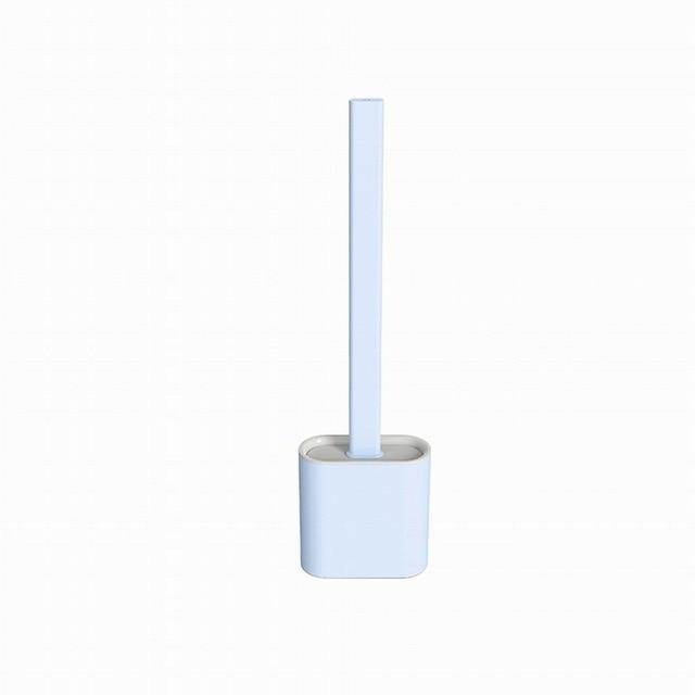 Wall Mounted Spotless Silicone Toilet Brush With Holder - MaviGadget