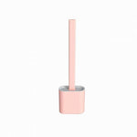 Wall Mounted Spotless Silicone Toilet Brush With Holder - MaviGadget