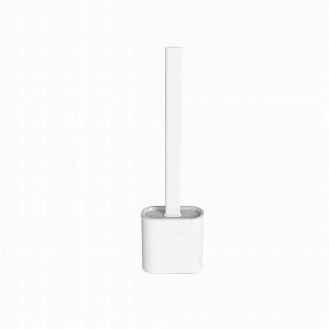 Wall Mounted Spotless Silicone Toilet Brush With Holder - MaviGadget