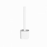 Wall Mounted Spotless Silicone Toilet Brush With Holder - MaviGadget