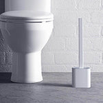 Wall Mounted Spotless Silicone Toilet Brush With Holder - MaviGadget