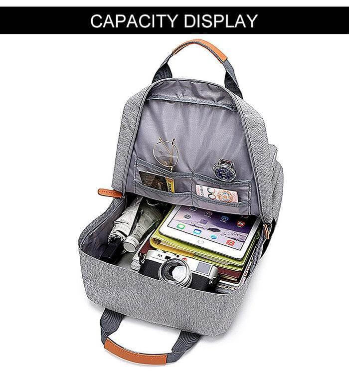 Casual Oxford High Capacity Business Anti-Theft Backpack - Image 20