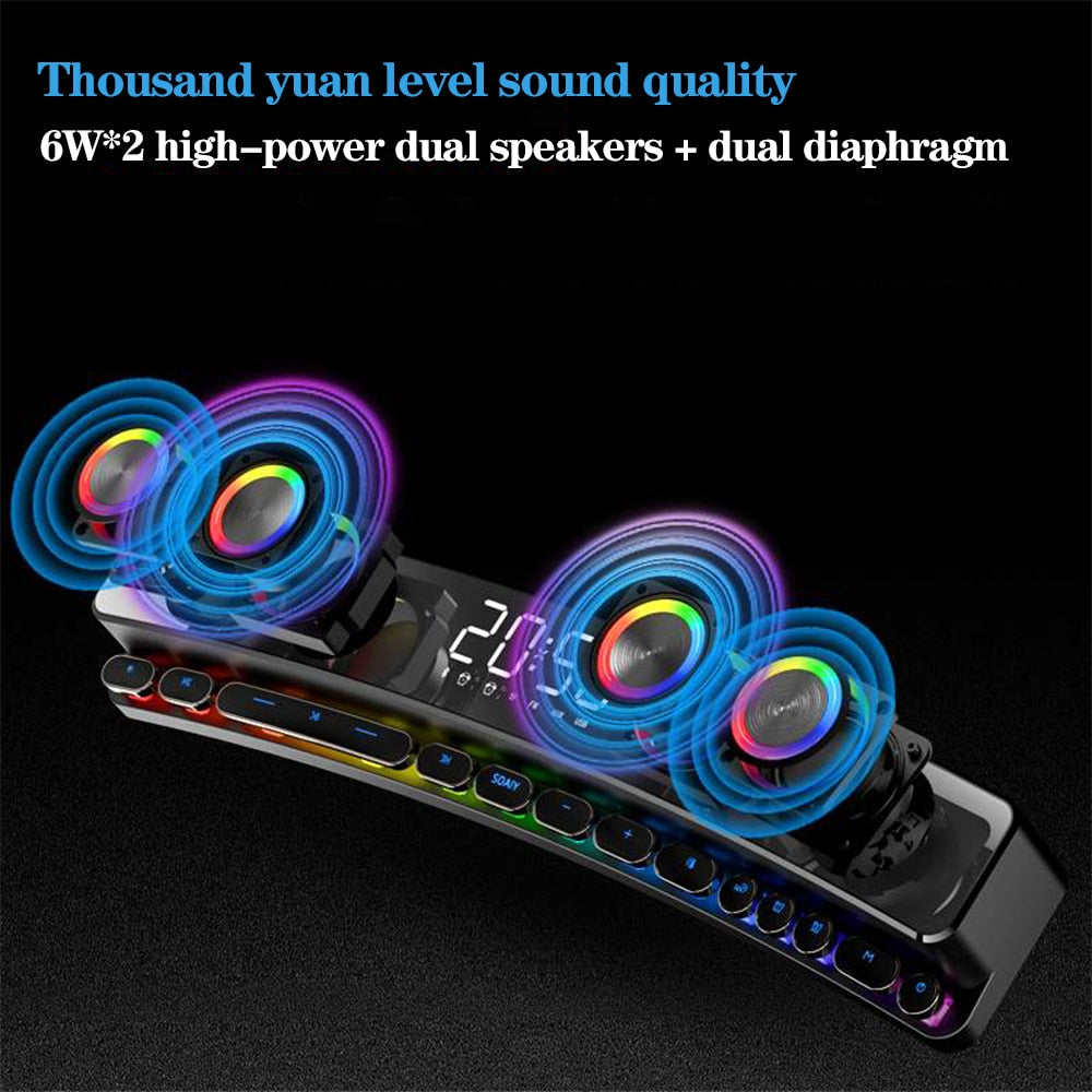 3D Creative Smart Rechargeable Bluetooth Speaker